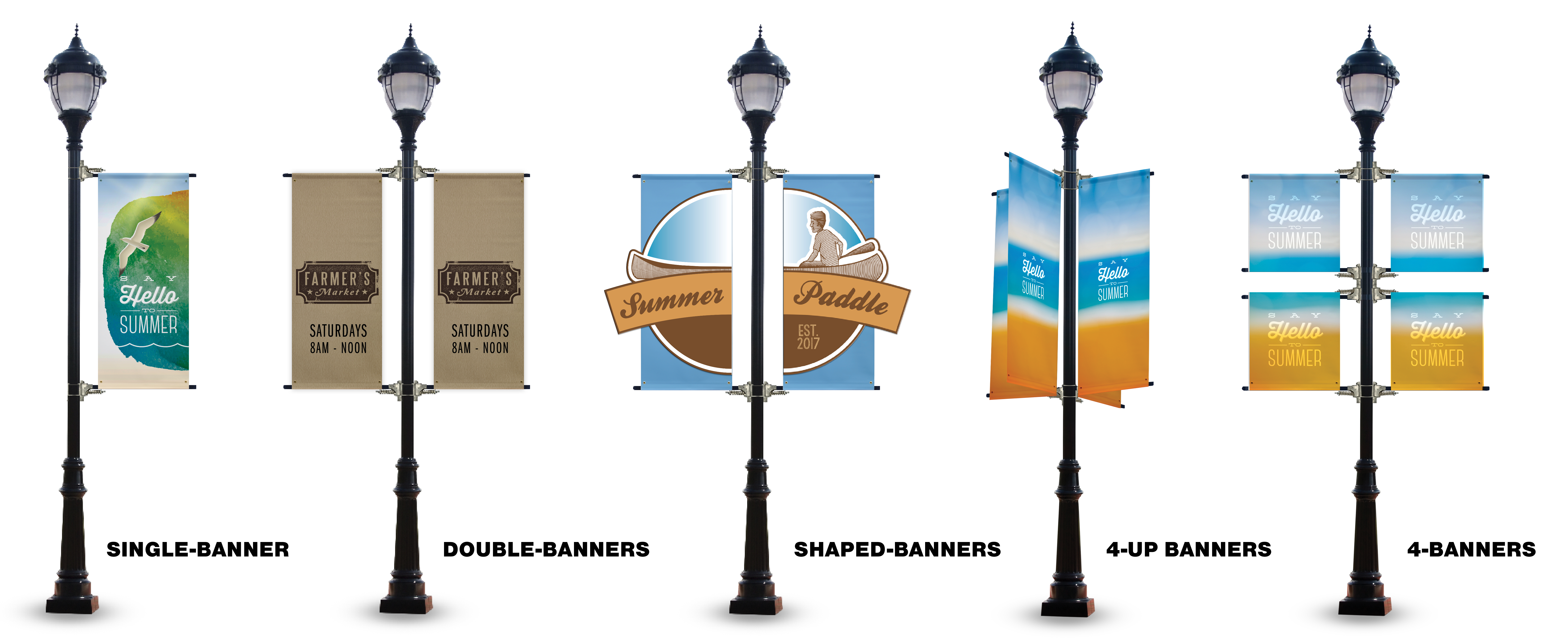 Light Pole Banner Types