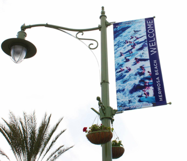 Banner saver custom w flag holder