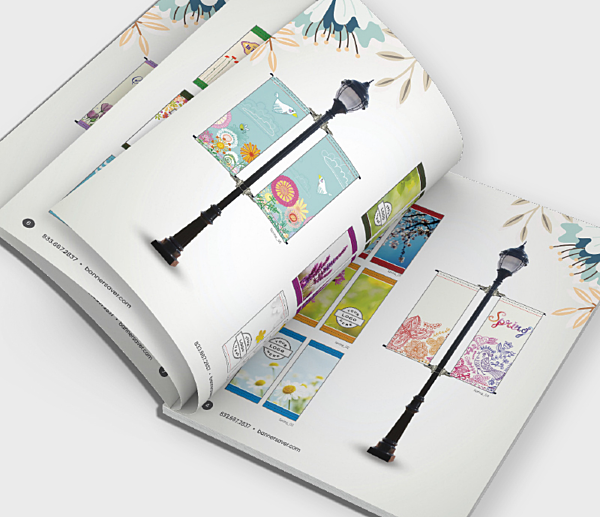 Spring Booklet with Pole Banner Designs