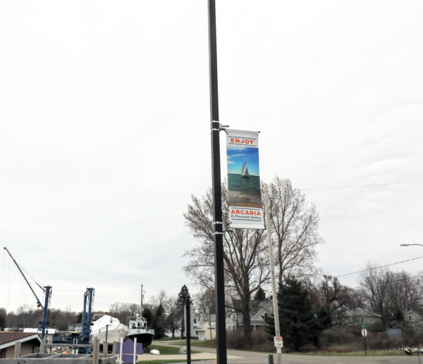 Single Sided Pole Banner | City Pole Banner Brackets