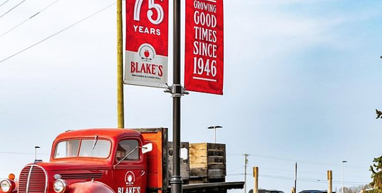 Banner Saver Blakes 75 Years
