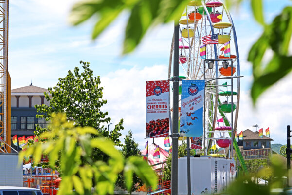 Cherry Festival Signage | Pole Banners and Brackets