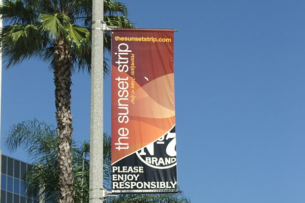 BannerSaver The Sunset Strip Light Pole Banners